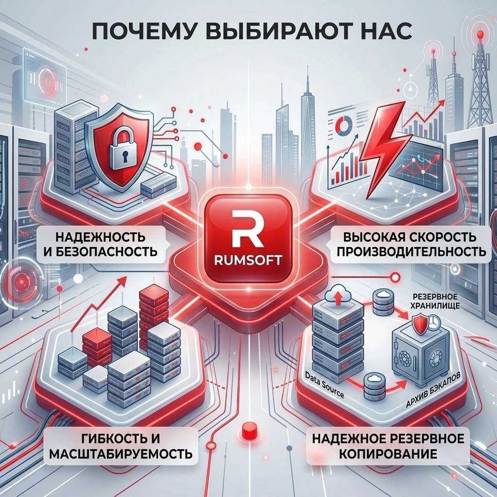 Схема облачной инфраструктуры Rumsoft